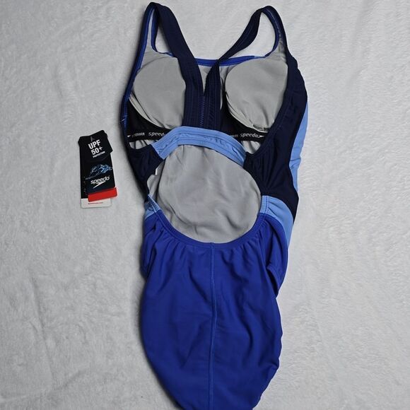 1244 NWT Speedo Women's Quantum Fusion One Piece Swimsuit - Picture 5 of 6